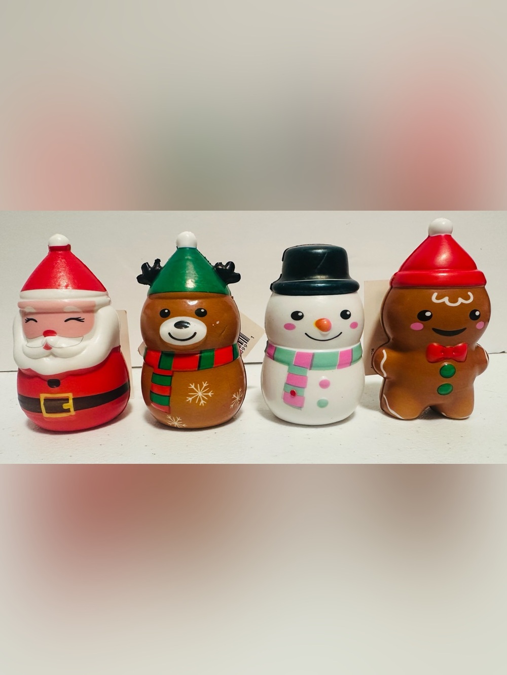 Viral Christmas Squishes!!!! Set of 4 So Cute!!!!